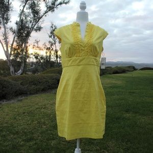 Yellow Sleeveless Dress